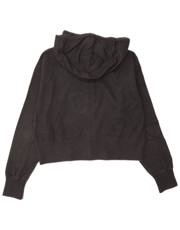 CHAMPION Γυναικείο πουλόβερ με κουκούλα με φερμουάρ UK 10 μικρό βαμβακερό