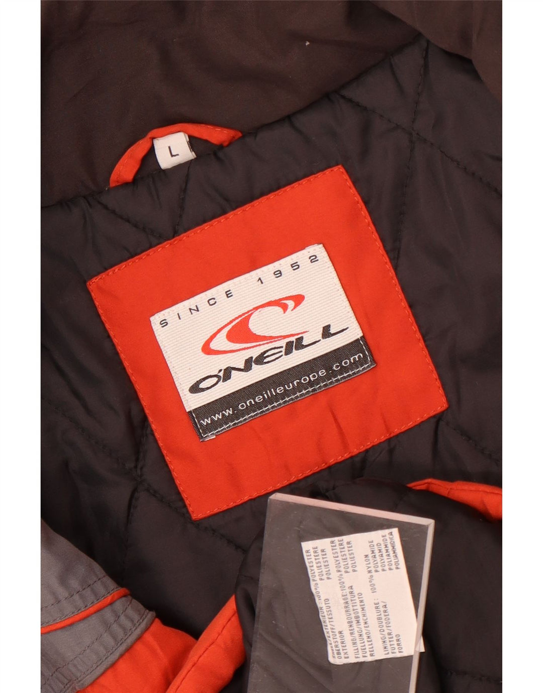 Ανδρικό μπουφάν O'Neill Windbreaker UK 40 Large Red Colourblock Πολυεστέρας
