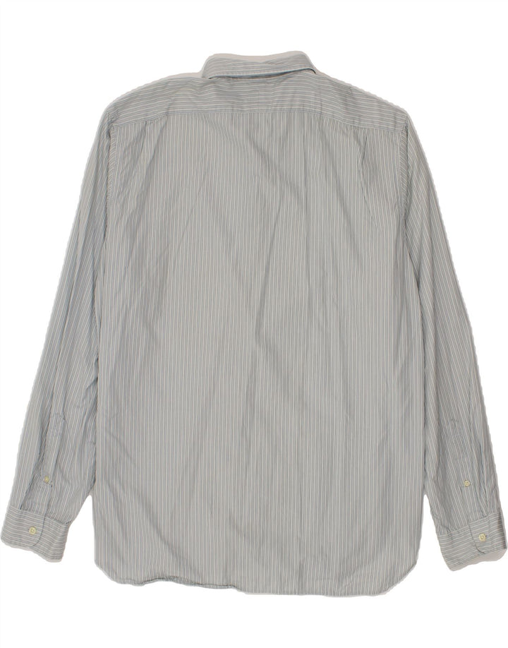 J. CREW Mens Shirt Size 17 17 1/2 XL Blue Striped Vintage J. Crew and Second-Hand J. Crew from Messina Hembry 