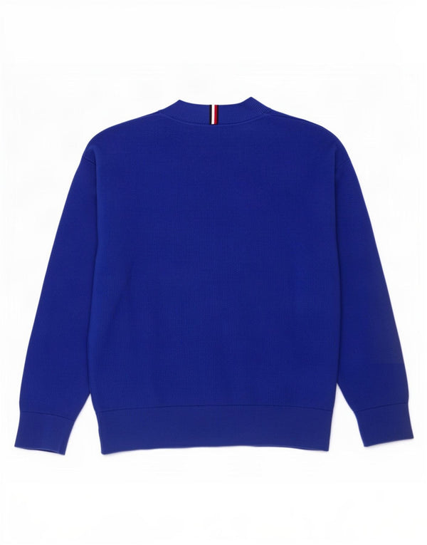 Tommy Hilfiger Boys Graphic Φούτερ Jumper 11-12 ετών Μπλε βαμβακερό