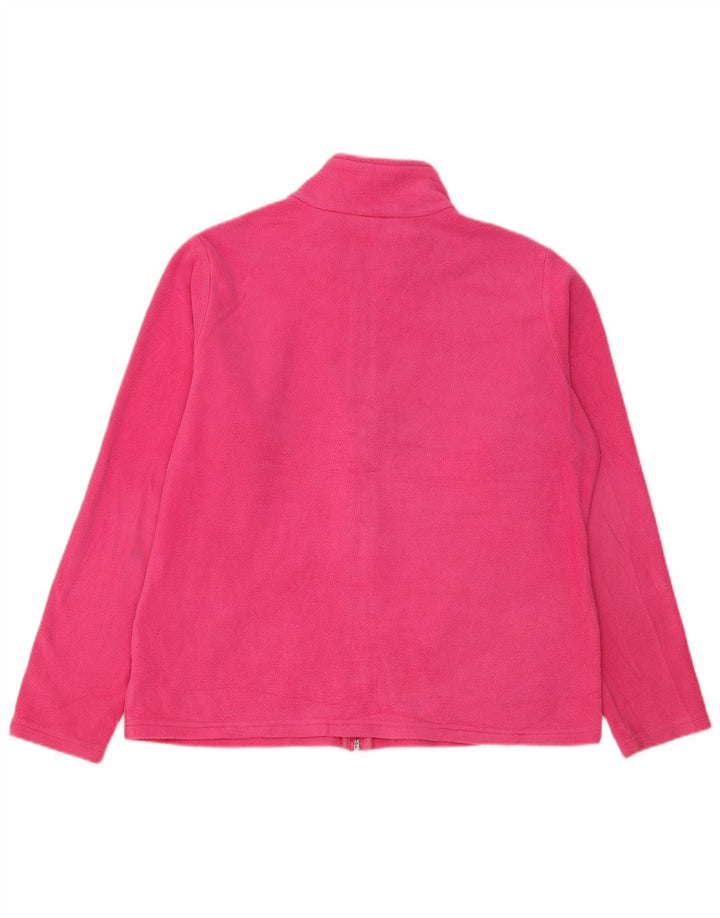 Marks & Spencer Γυναικείο Fleece Jacket UK 18 XL Pink Polyester
