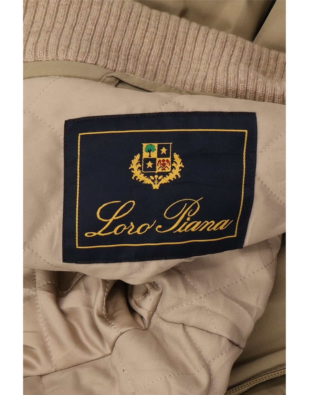 Ανδρικό μπουφάν με κουκούλα Loro Piana UK 40 Large Beige Polyamide