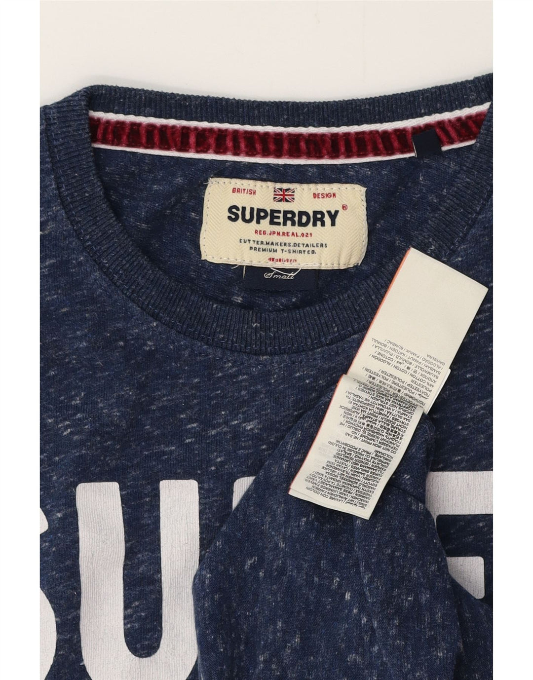 Ανδρικό γραφικό μπλουζάκι SUPERDRY Μικρό μπλουζάκι από βαμβάκι