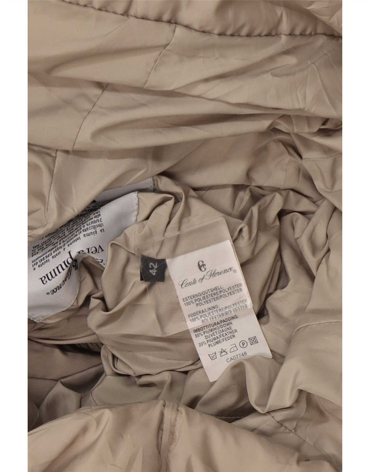 Γυναικείο παλτό Conte of Florence IT 42 Medium Beige Polyester