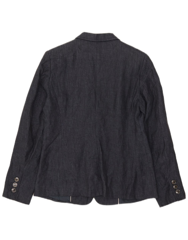 Marks & Spencer Γυναικείο μπουφάν Blazer Autograph UK 12 Medium Navy Blue