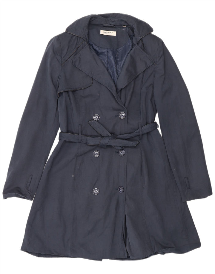 Naf Naf Γυναικεία καμπαρντίνα IT 48 XL Navy Blue Cotton