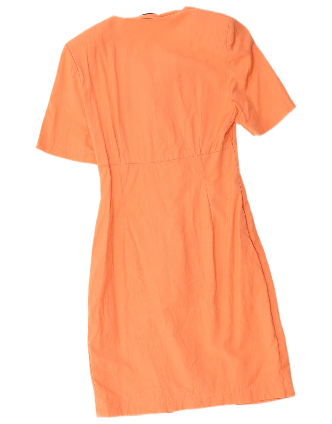 Vintage γυναικείο φόρεμα με θήκη UK 10 Small Orange