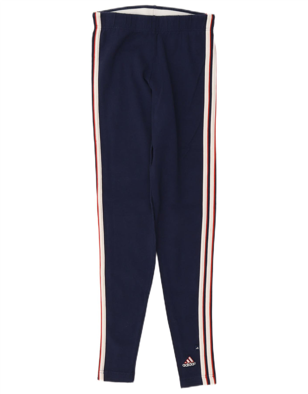 Γυναικείο κολάν Adidas UK 12 Medium Navy Blue βαμβακερό