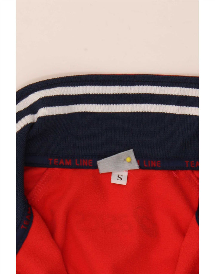 Γυναικεία αθλητική φόρμα Asics Top Jacket UK 8 Small Red Colourblock