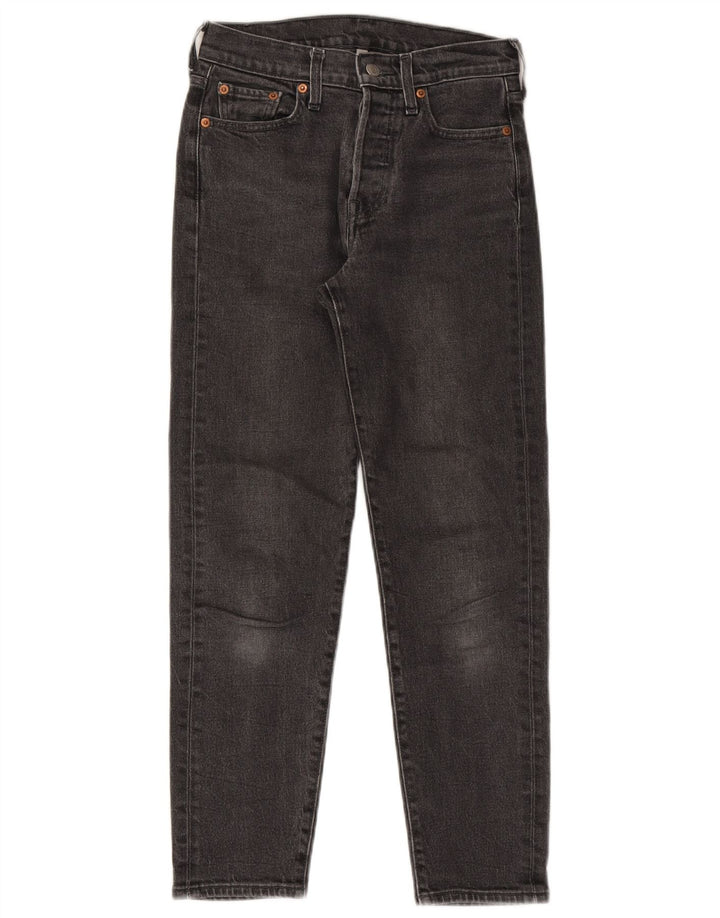 Γυναικείο τζιν Levi's Tapered W26 L26 μαύρο βαμβακερό
