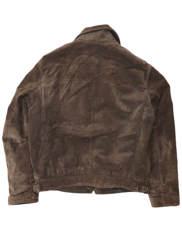 Bata and More Ανδρικό Suede Jacket IT 54 2XL Καφέ Δερμάτινο