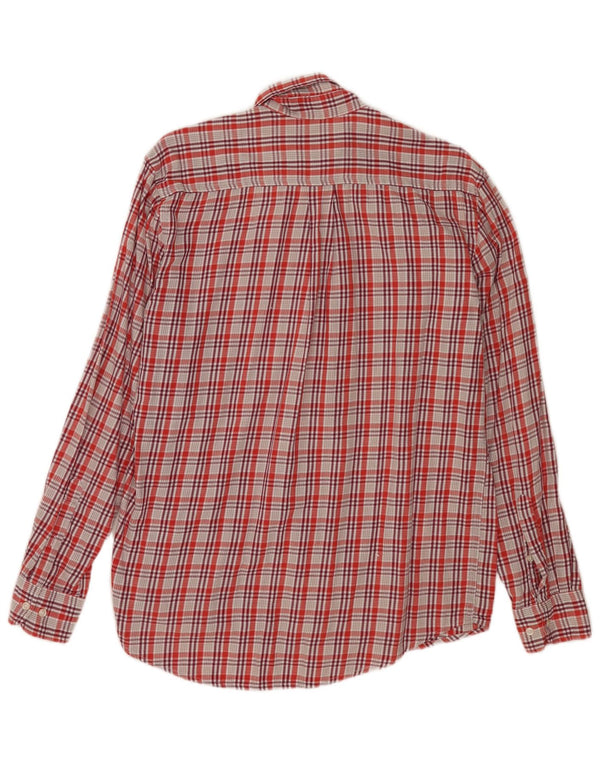 Kappa Mens Shirt Medium Red Check Cotton