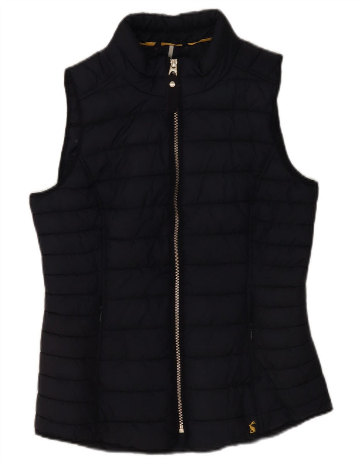 Joules Γυναικείο padded Gilet UK 10 Small Navy Blue Polyester