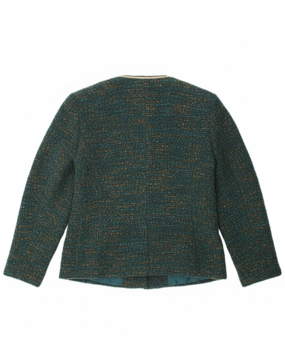 Vintage γυναικείο σακάκι με 4 κουμπιά σακάκι UK 12 μεσαίου πράσινου χρώματος