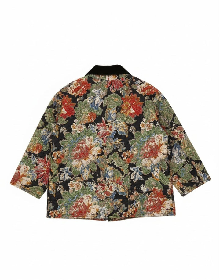 Damart Γυναικείο Καπιτονέ μπουφάν EU 46/48 XL Πολύχρωμο Floral Πολυεστέρας