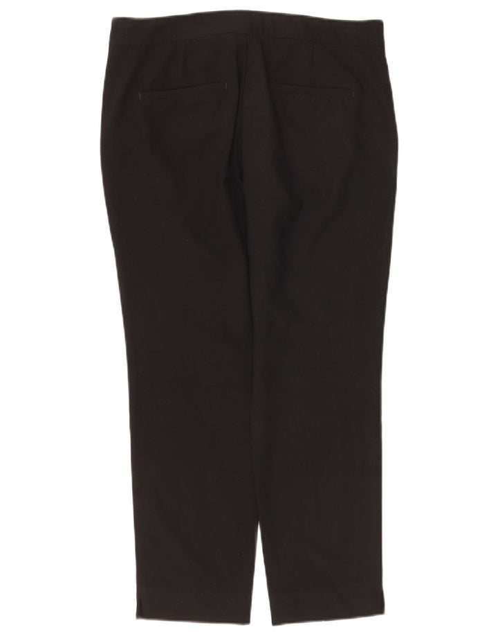 Zara Γυναικείο Slim παντελόνι Chino EU 38 Small W28 L26 μαύρο πολυεστέρα