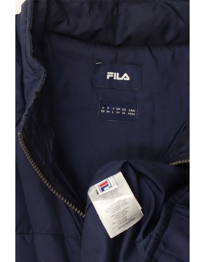 Fila Ανδρικό μπουφάν με επένδυση UK 38 Medium Navy Blue Polyamide