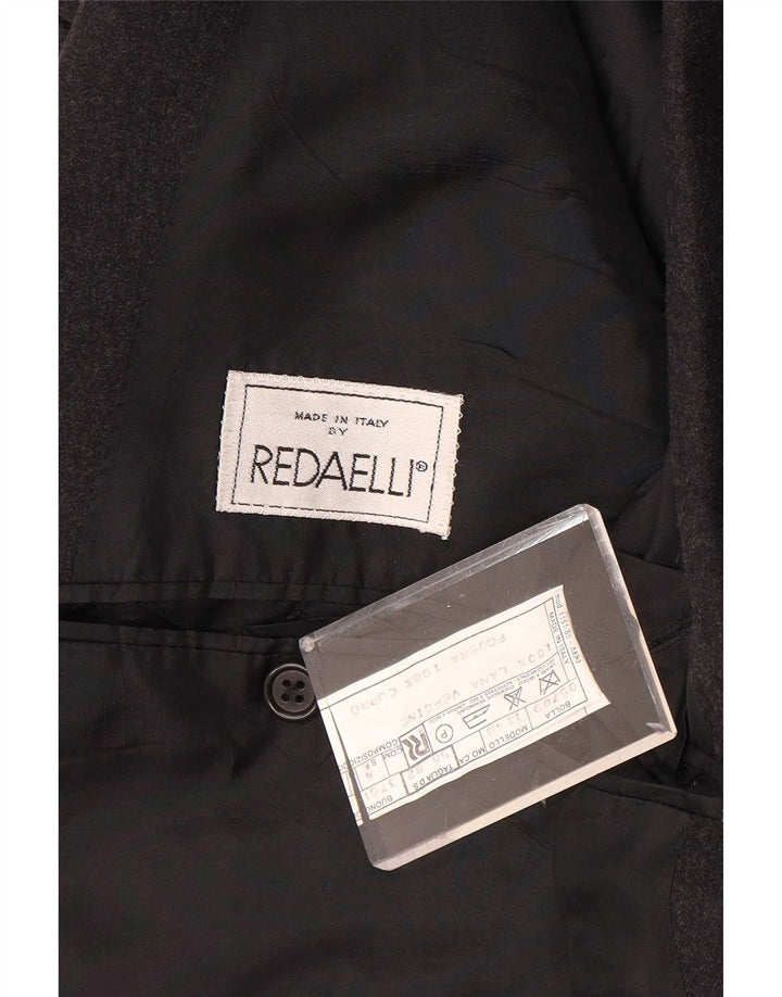 Redaelli Ανδρικό μπουφάν Blazer με διπλό στήθος IT 56 3XL Γκρι μαλλί