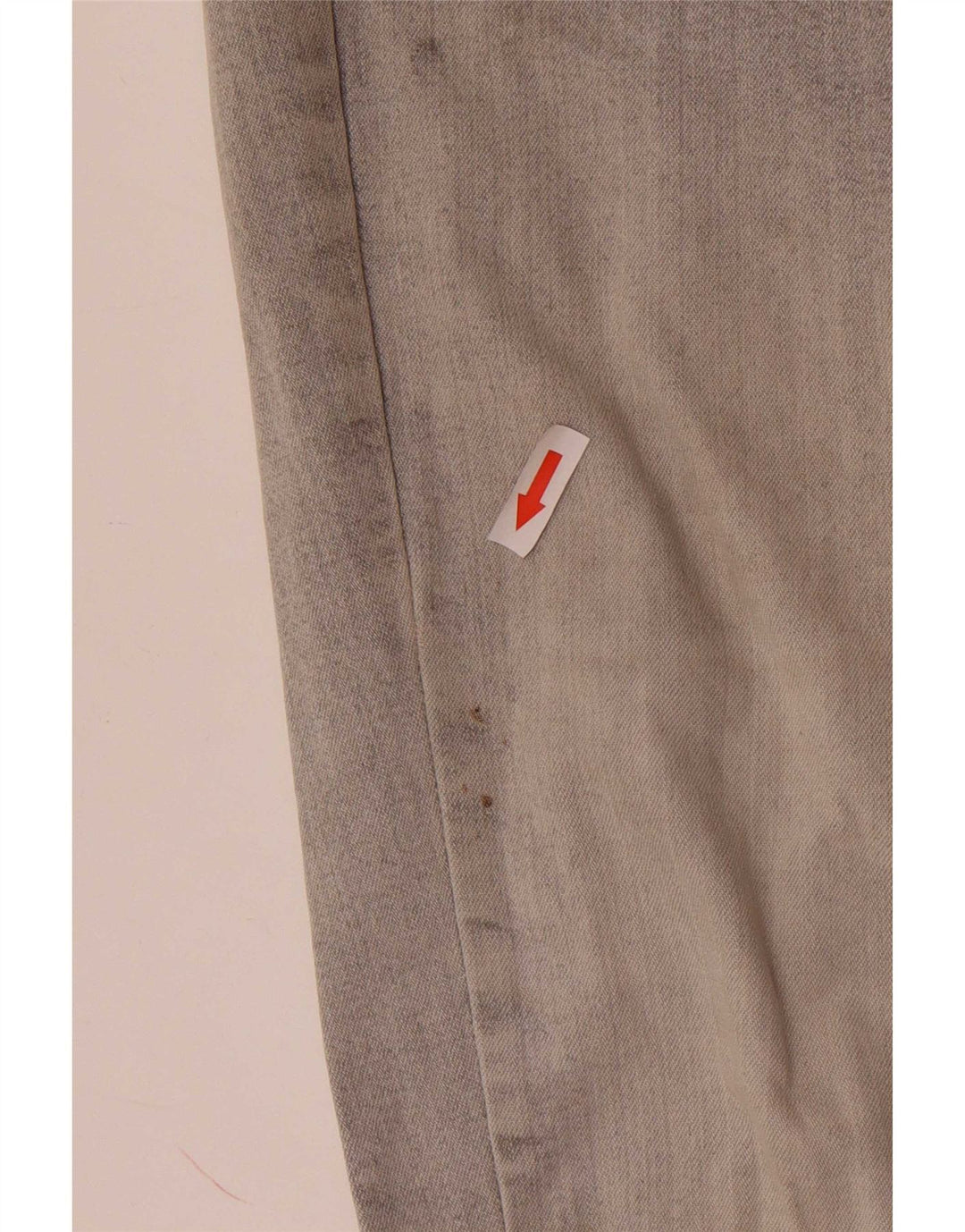 Marks & Spencer Γυναικεία Straight Jeans UK 12 Medium W30 L26 Grey Cotton