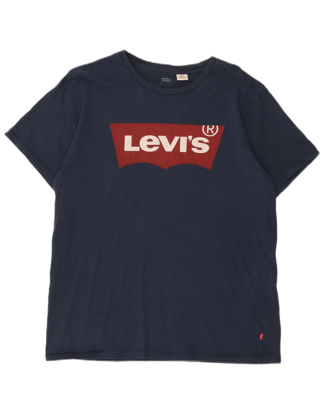 Ανδρικό γραφικό μπλουζάκι LEVI'S Top Large Navy Blue από βαμβάκι