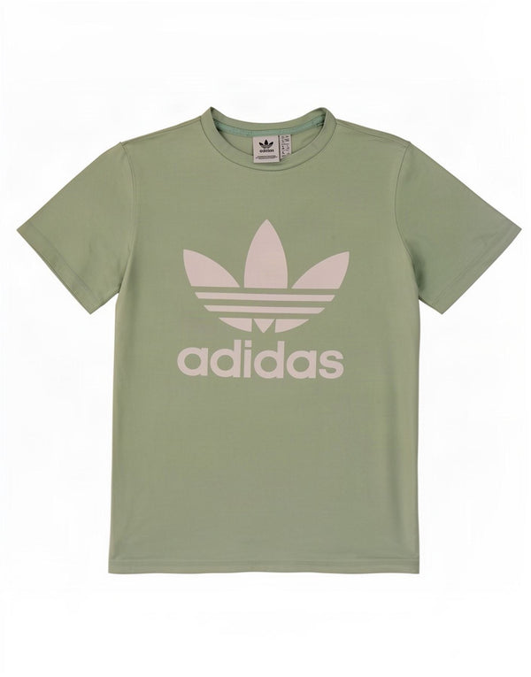 Γυναικείο γραφικό T-Shirt Adidas Top UK 12 Medium Green