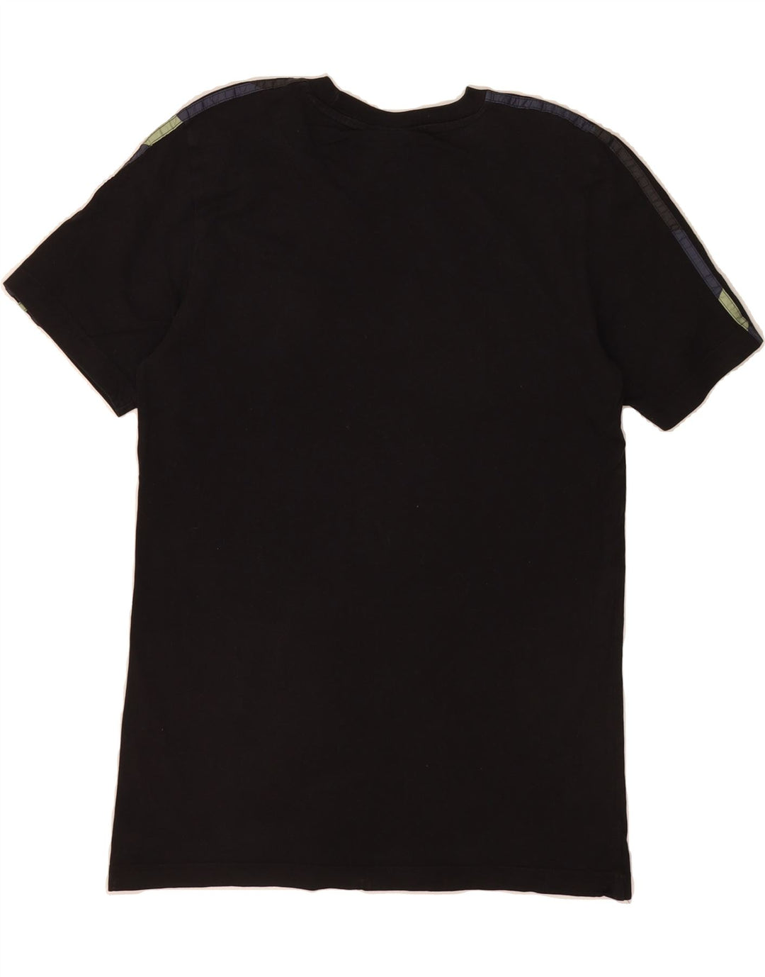 ADIDAS Mens Graphic T-Shirt Top Small Black Vintage Adidas and Second-Hand Adidas from Messina Hembry 