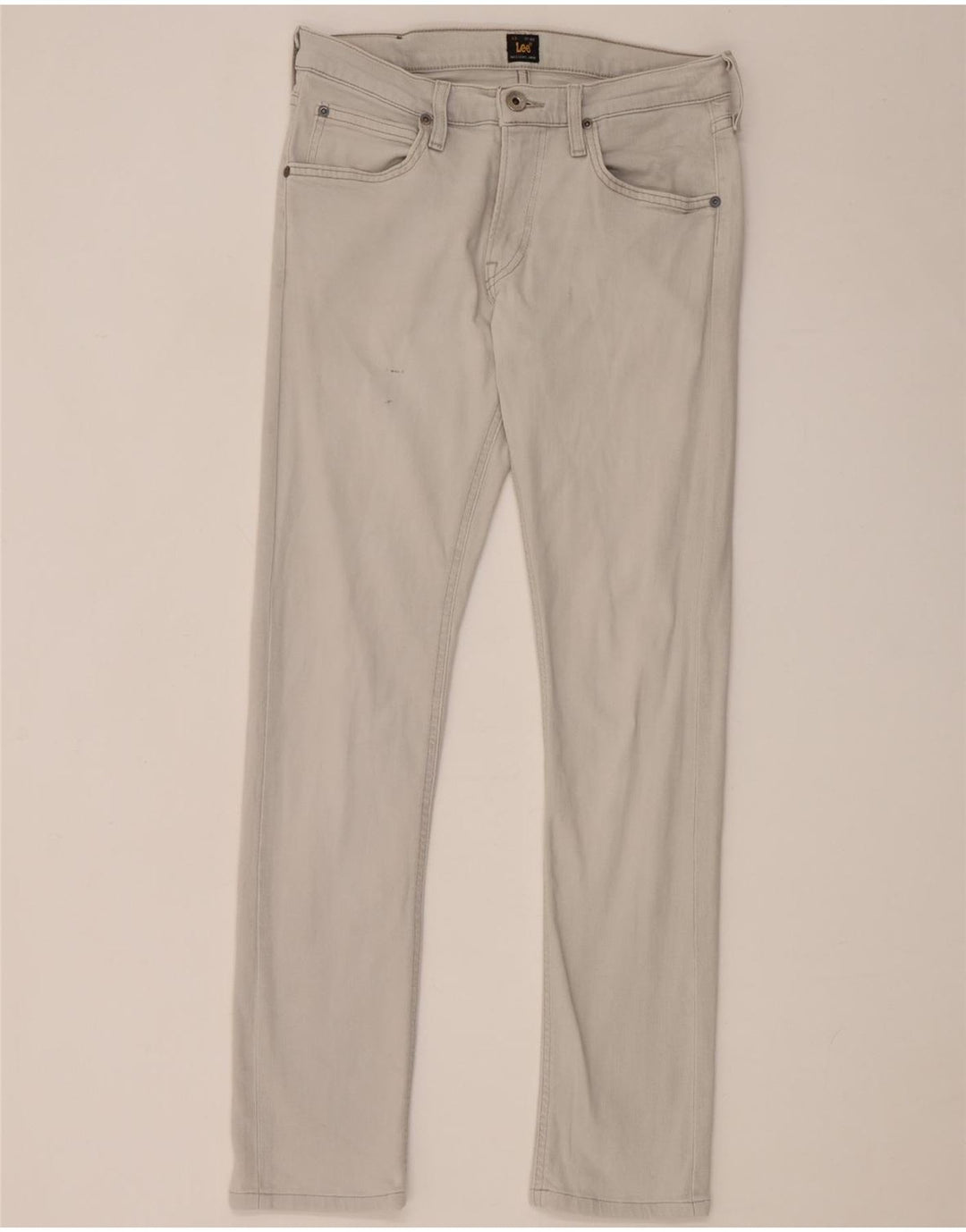 Lee Womens Luke Slim Jeans W29 L30 Γκρι βαμβακερό