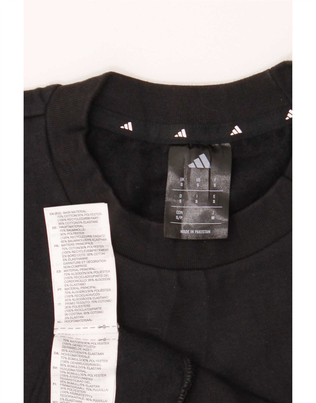 Ανδρικό φούτερ Adidas Jumper Μικρό μαύρο βαμβακερό