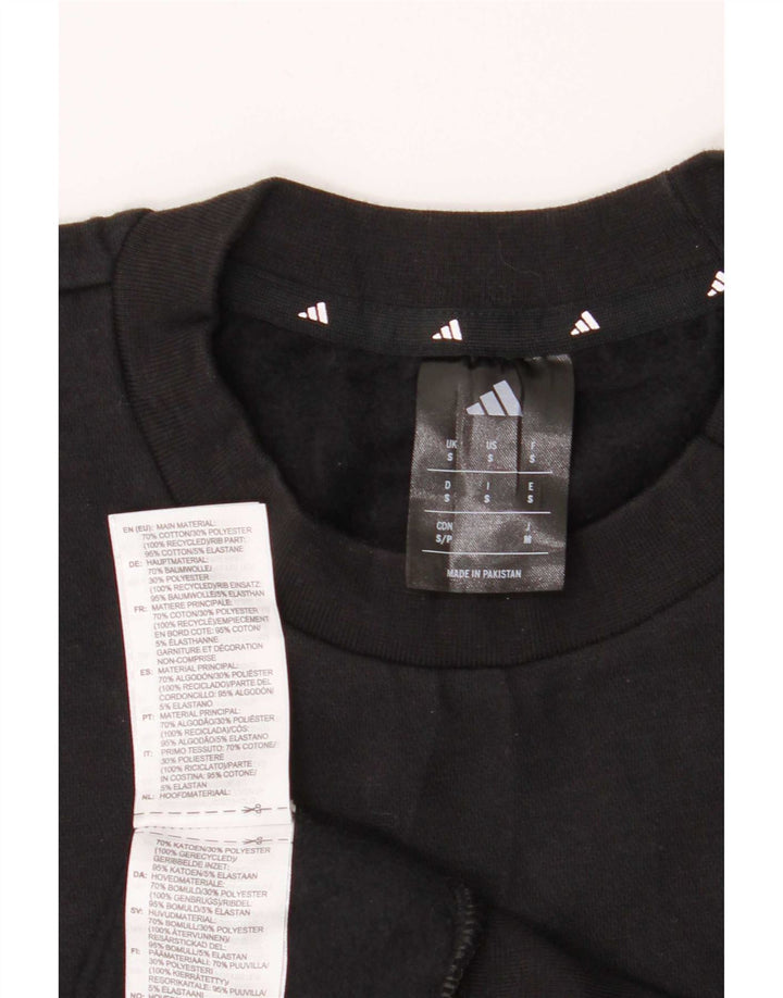 Ανδρικό φούτερ Adidas Jumper Μικρό μαύρο βαμβακερό