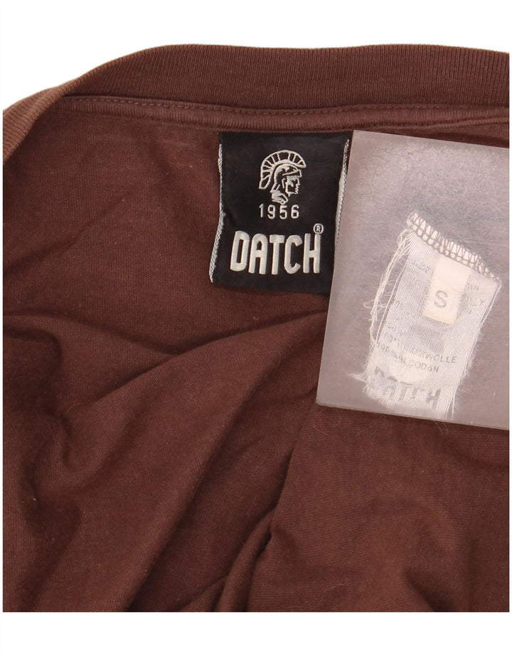 Datch Γυναικείο τοπ μακρυμάνικο UK 10 Small Brown