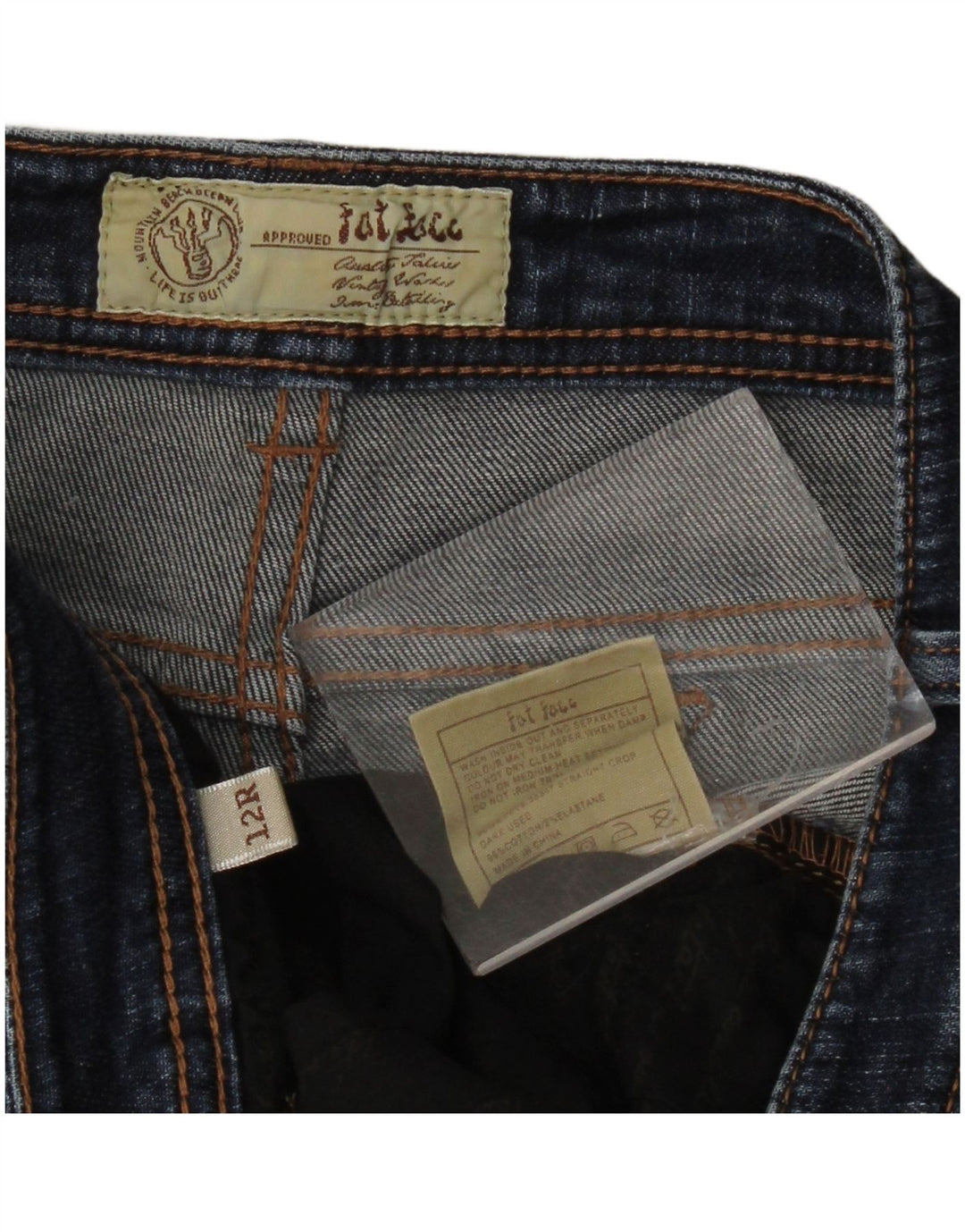 Fat Face Γυναικείο Cropped Jeans UK 12 Medium W32 L23 Blue Cotton