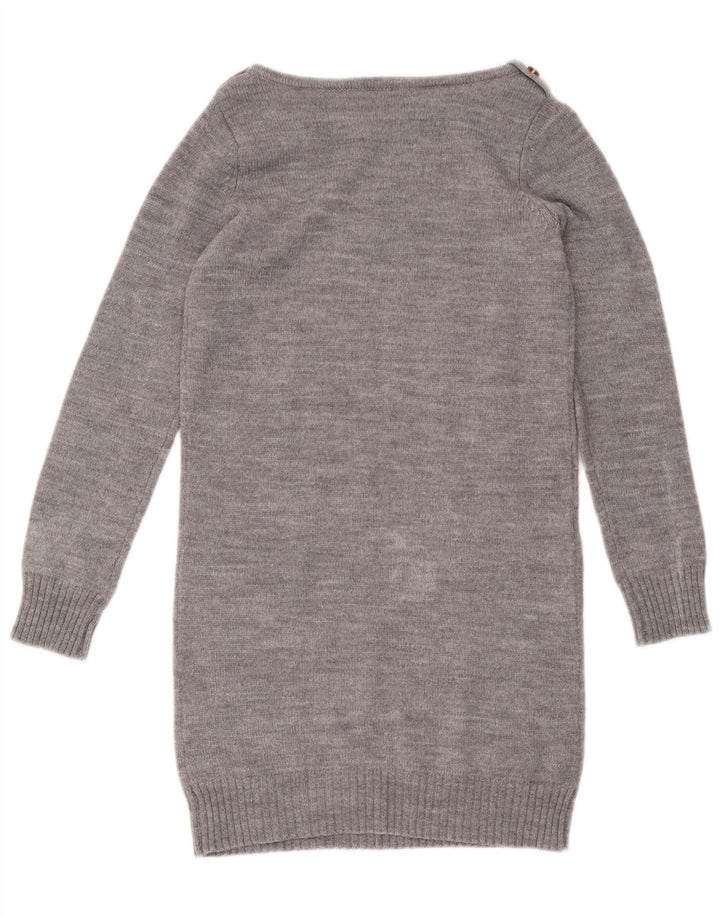 Γυναικείο φόρεμα Oasis Jumper UK 10 Μικρό μαλλί με γκρι λείανση