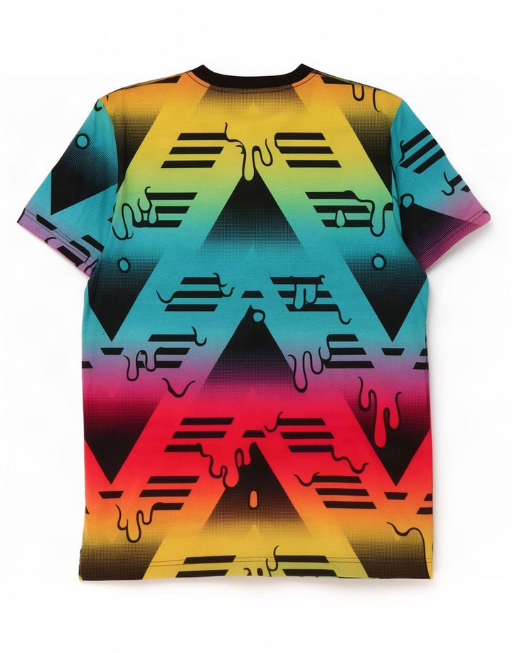Ανδρικό γραφικό T-Shirt Adidas Top μεσαίο πολύχρωμο πολυεστέρας