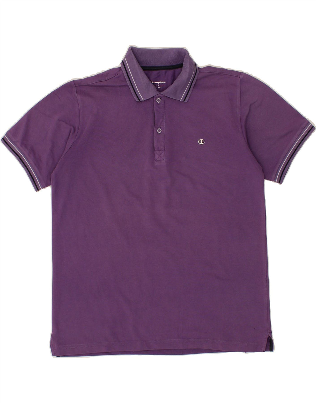 CHAMPION Boys Polo Shirt 11-12 Years Purple Vintage Champion and Second-Hand Champion from Messina Hembry 