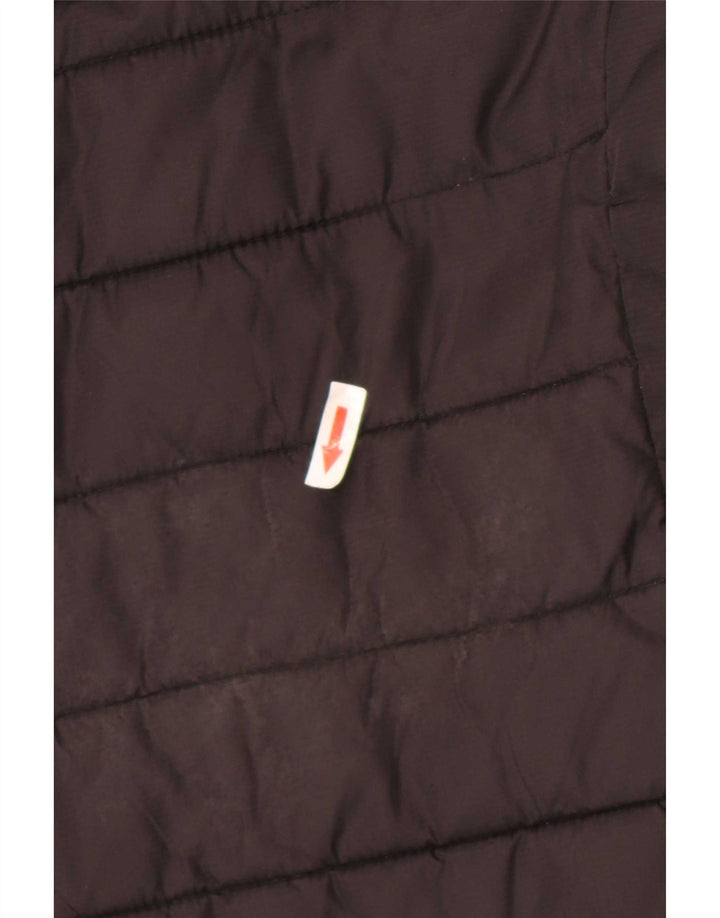 Ellesse γυναικείο μπουφάν με κουκούλα με αναστρέψιμη επένδυση UK 10 Small Grey Nylon