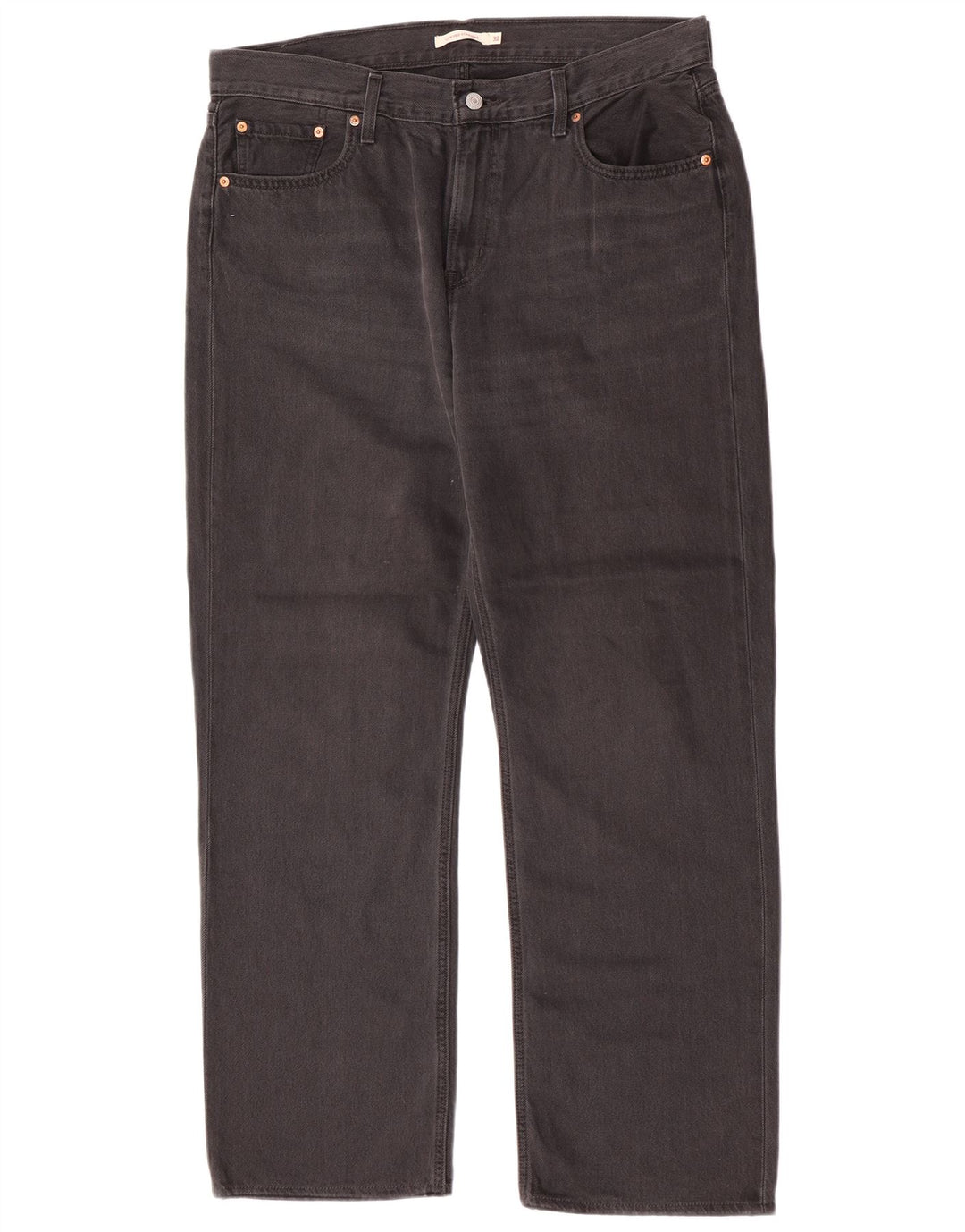 Ανδρικό τζιν Levi's Straight W32 L30 Γκρι βαμβακερό