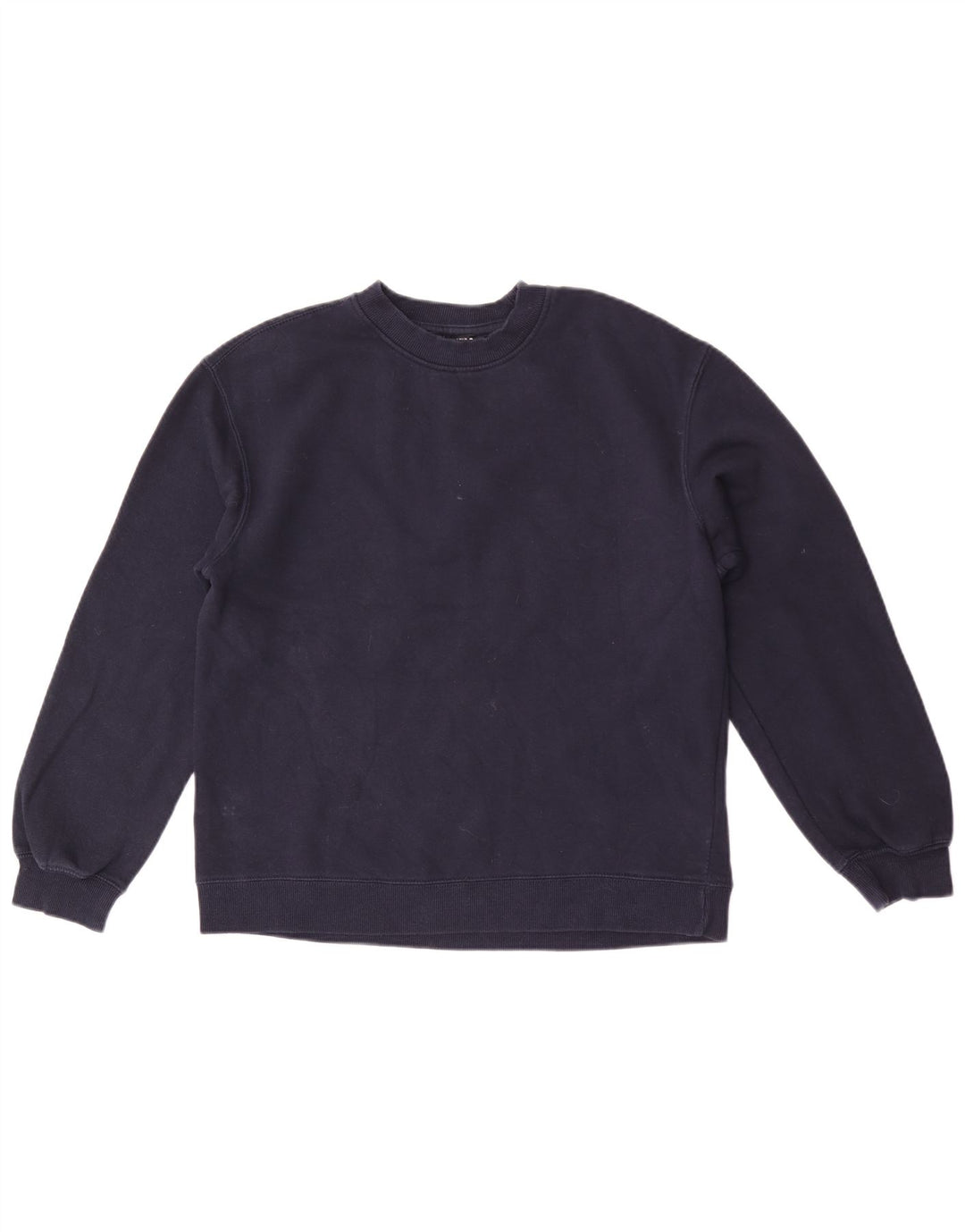 Zara Ανδρικό φούτερ Jumper Small Navy Blue Βαμβακερό