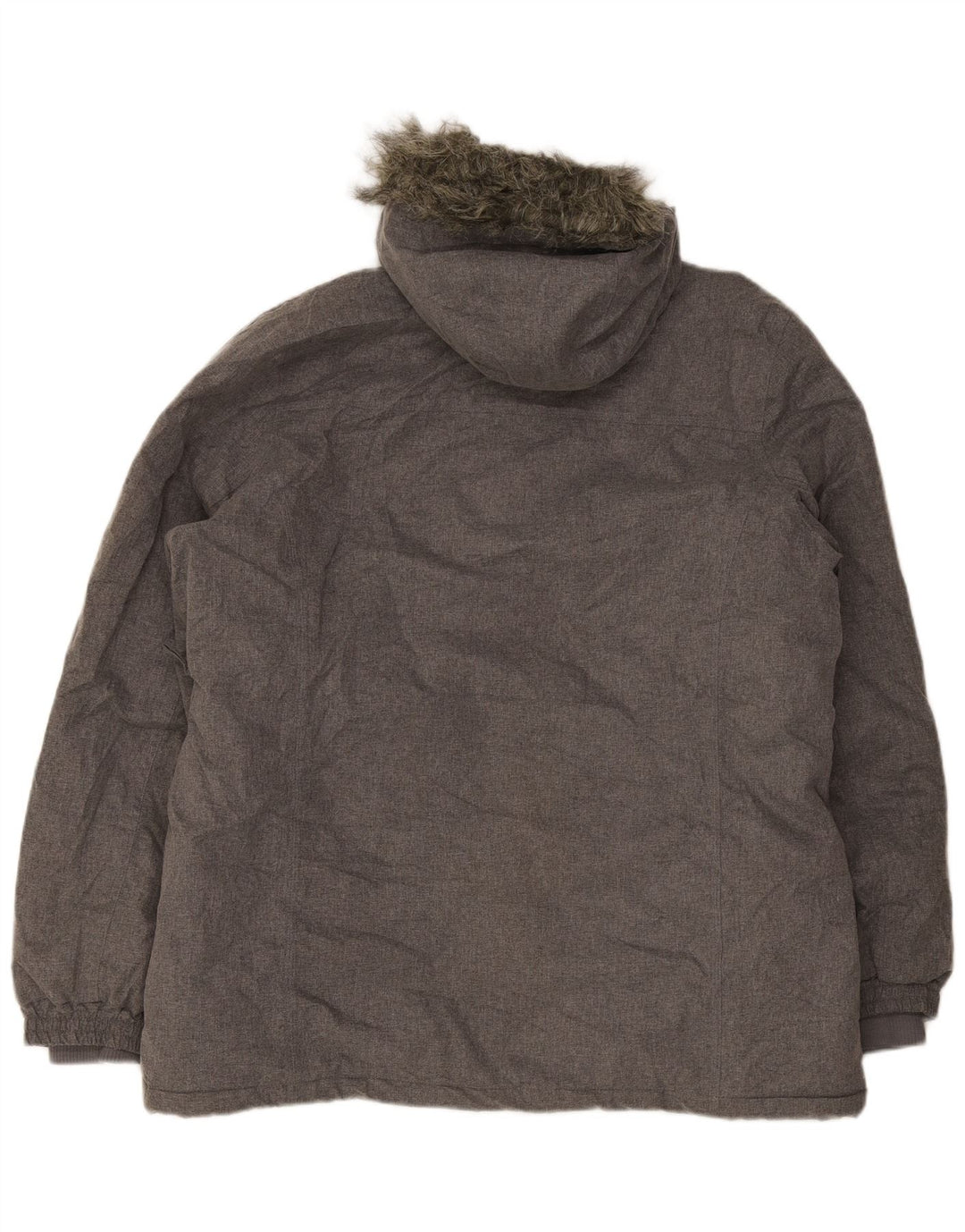 Mountain Warehouse Γυναικείο Μπουφάν με κουκούλα αντιανεμικό UK 20 2XL Γκρι