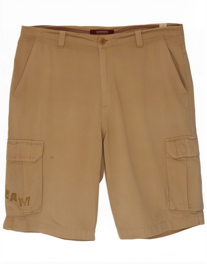 Carrera Ανδρικό σορτς Cargo Large W36 Beige Βαμβακερό