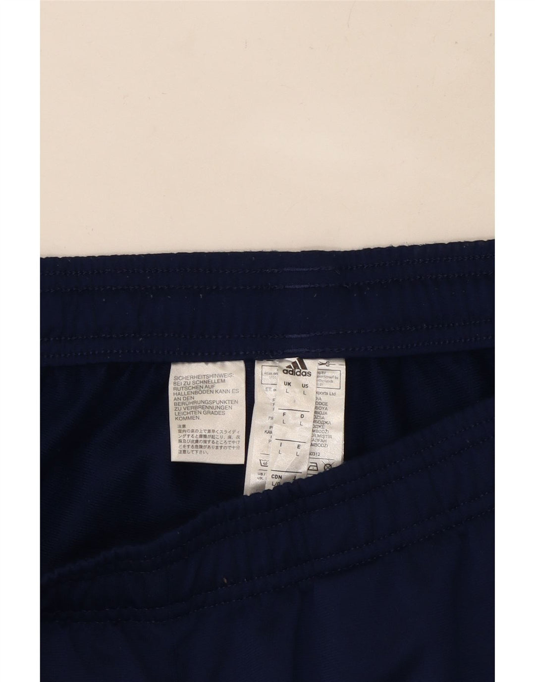Ανδρική φόρμα ADIDAS Παντελόνι Joggers Large Navy Blue Polyester