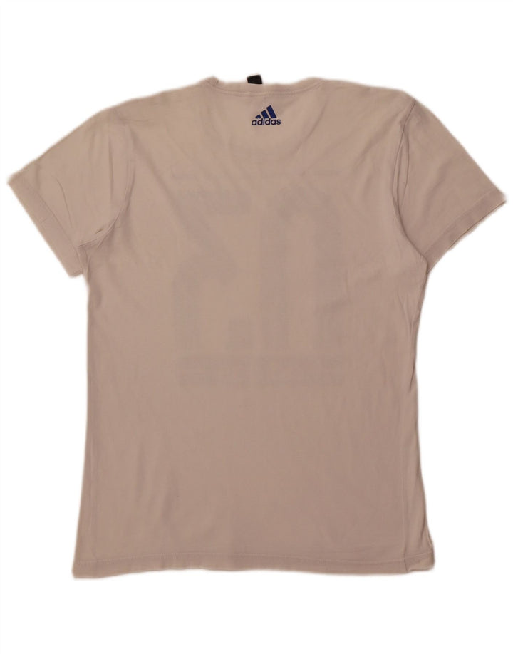 Ανδρικό γραφικό μπλουζάκι ADIDAS Top Small White