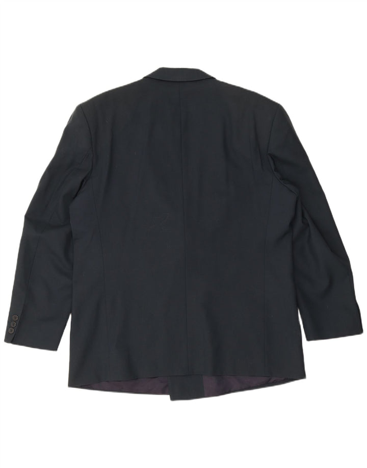 DIGEL Ανδρικό σακάκι με διπλό στήθος UK 40 Large Navy Blue New Wool