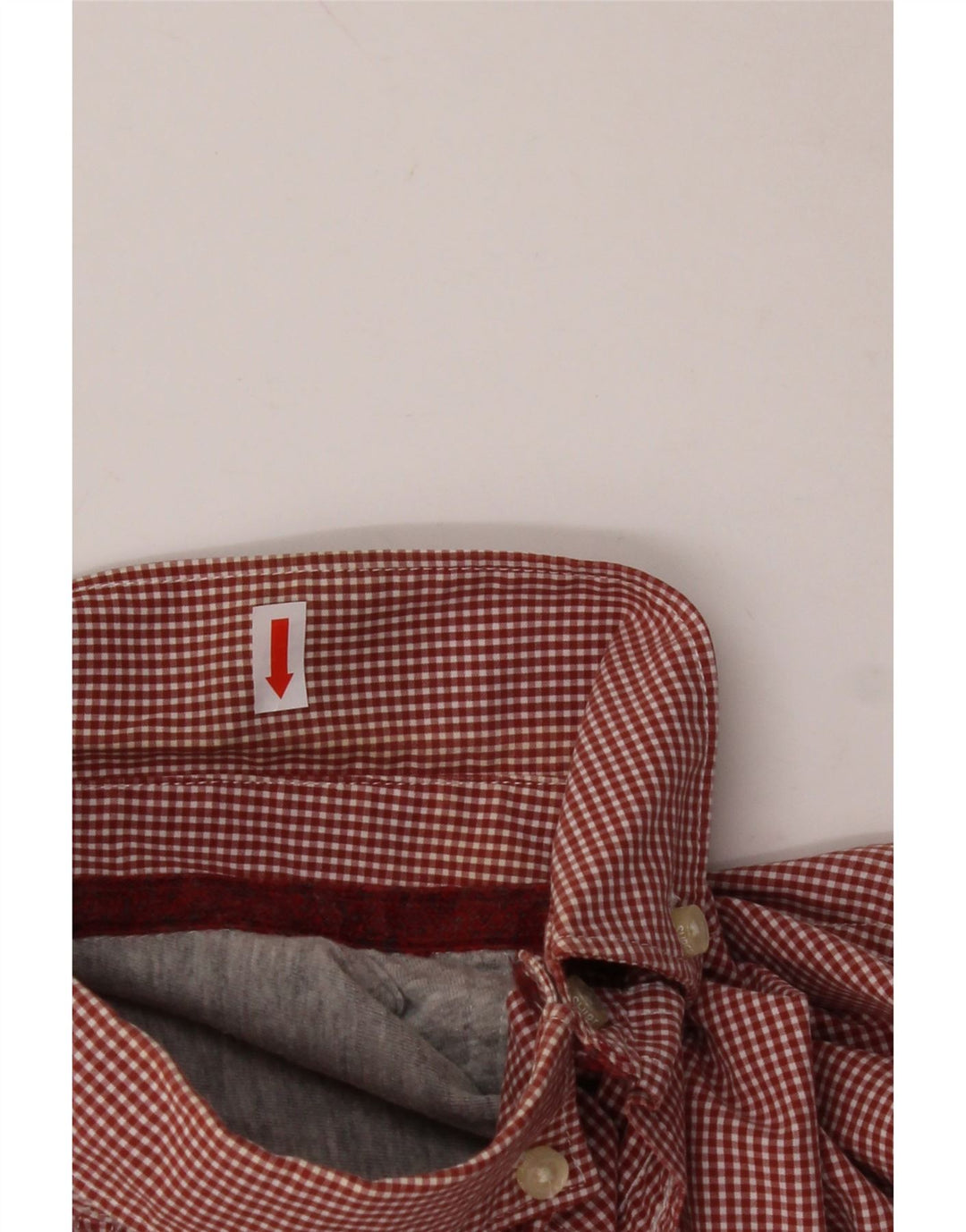 Ανδρικό πουκάμισο SUPERDRY XL Κόκκινο βαμβακερό Gingham