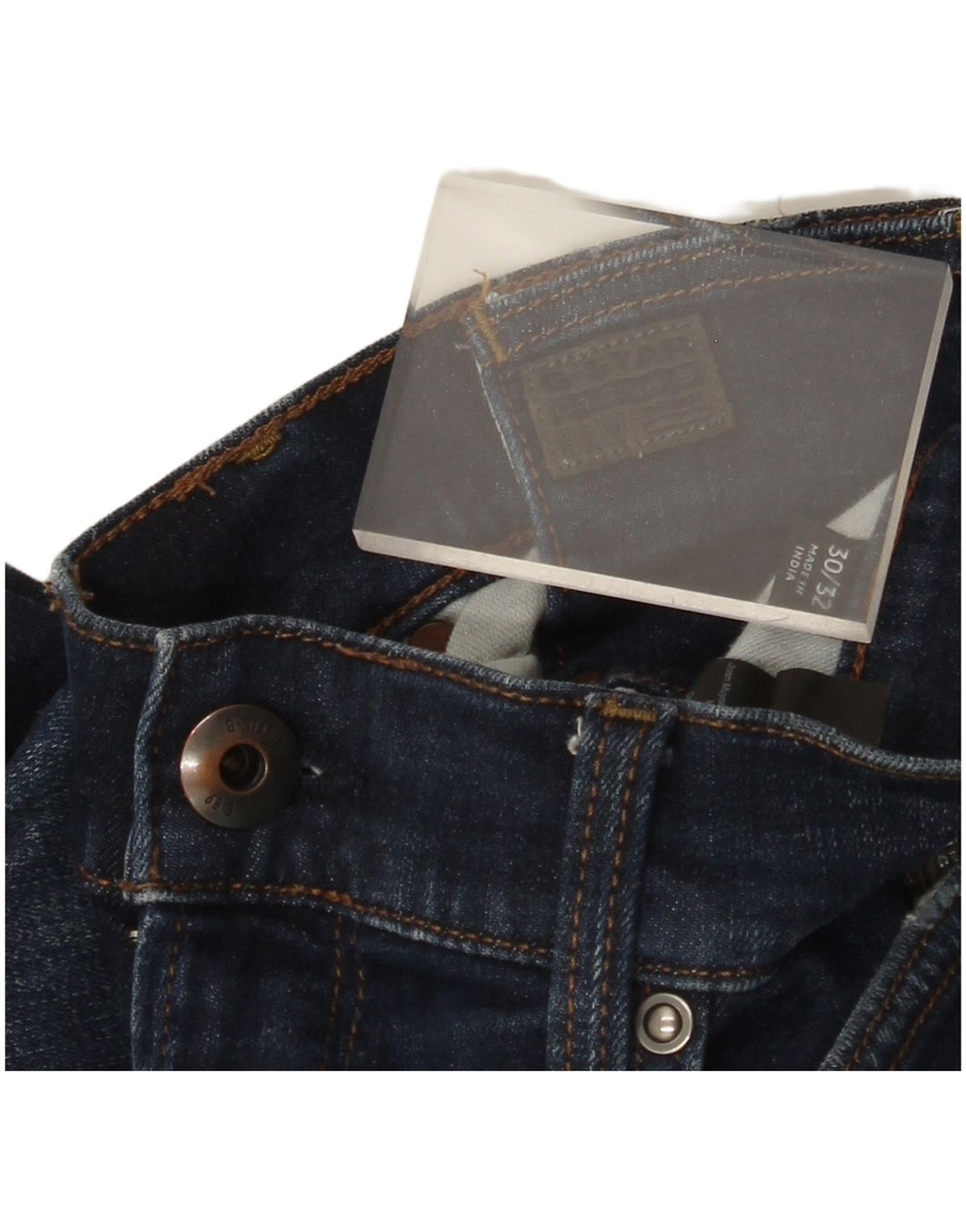 G-STAR Γυναικεία Revend Skinny Jeans W30 L32 Navy Blue Cotton