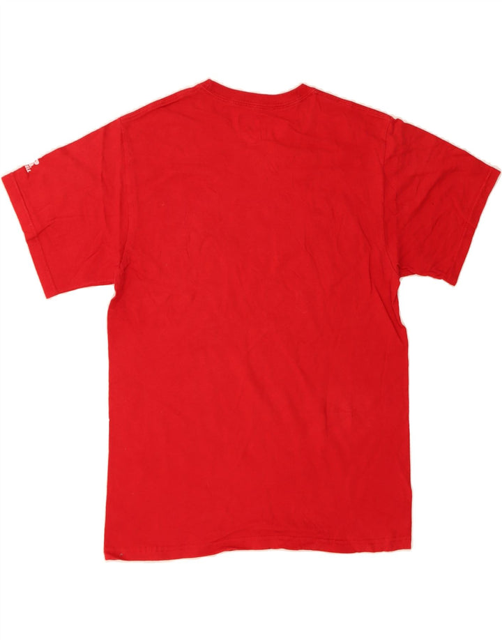 RUSSELL ATHLETIC Mens Graphic T-Shirt Top Small Red Cotton Vintage Russell Athletic and Second-Hand Russell Athletic from Messina Hembry 