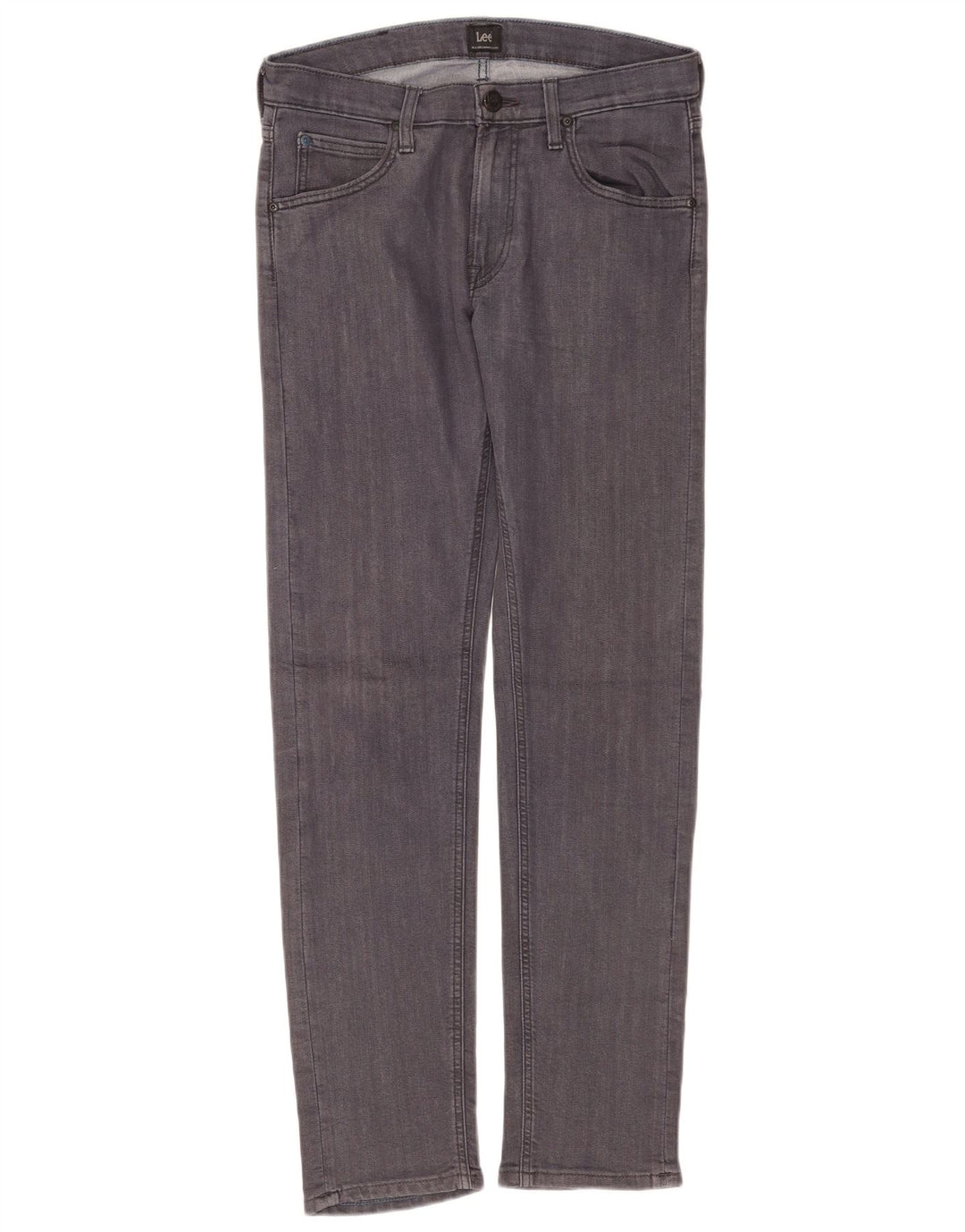 Lee Womens Daren Zip Fly Slim Jeans W30 L32 Γκρι βαμβακερό