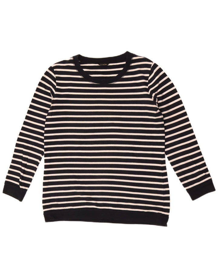 Massimo Dutti Γυναικεία φούτερ Jumper US 8 Medium Navy Blue ριγέ