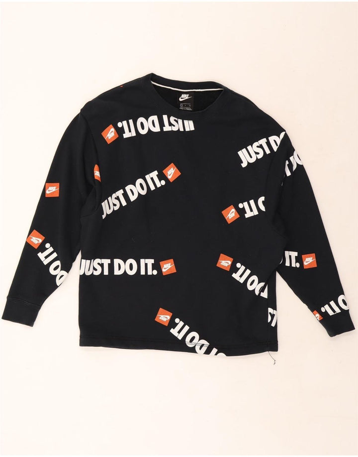 Ανδρικό γραφικό φούτερ NIKE Jumper Small Navy Blue Cotton