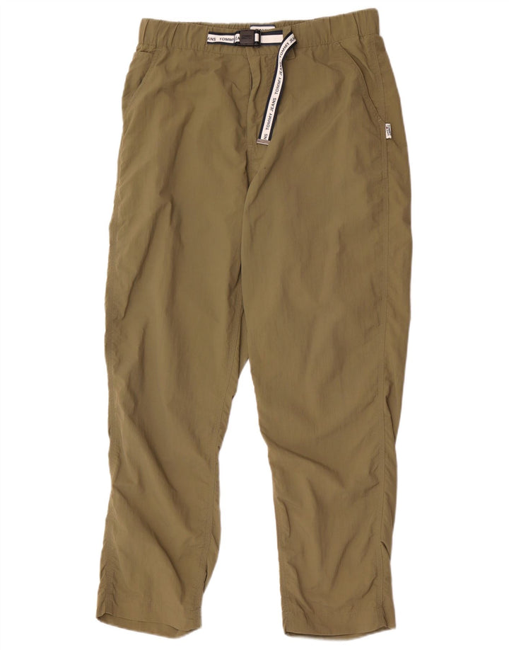 Tommy Hilfiger Ανδρικό Slim Cropped Παντελόνι Medium W30 L26 Khaki Polyester