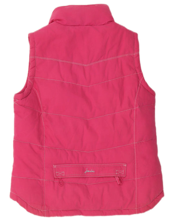 Joules Γυναικείο Gilet UK 12 Medium Pink Cotton Classic